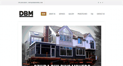 Desktop Screenshot of dbmovers.com