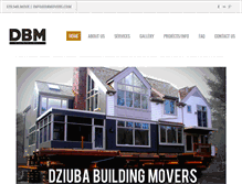 Tablet Screenshot of dbmovers.com